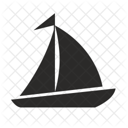 256x256 Boat Icon Of Glyph Style