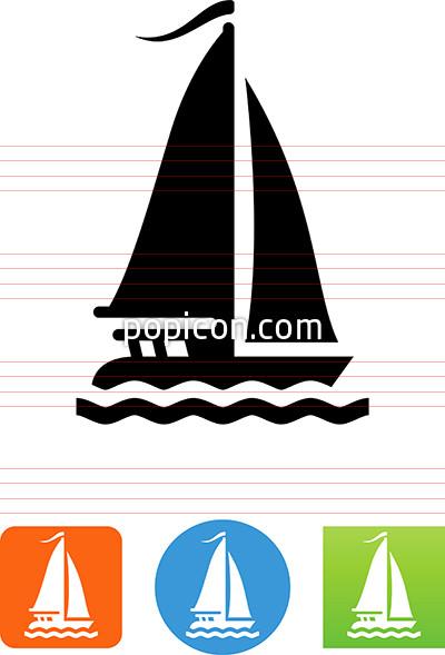 400x589 Sailing Boat Icon