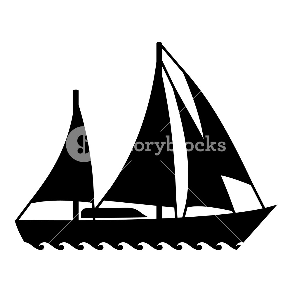 1000x1000 Sailing Ship Icon Simple Illustration Of Sailing Ship Vector Icon