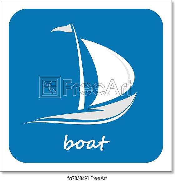 561x581 Free Art Print Of Boat, Yacht