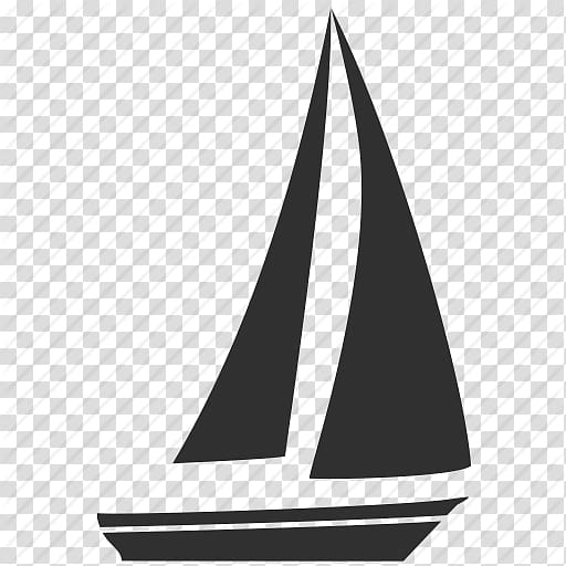 512x512 Gray Sail Boat Illustration, Sailboat Computer Icons, Boat, Sail
