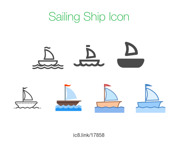 572x495 Sailing Ship Icon