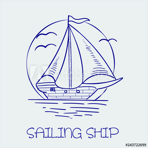 500x500 Old Sailing Ship Icon