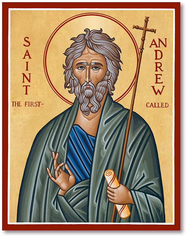 629x800 Men Saint Icons St Andrew Icon Monastery Icons