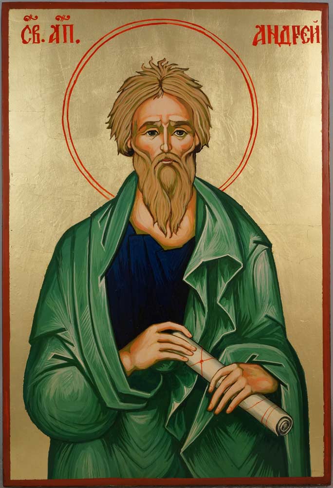 684x1000 Saint Andrew The Apostle Large Hand Painted Icon