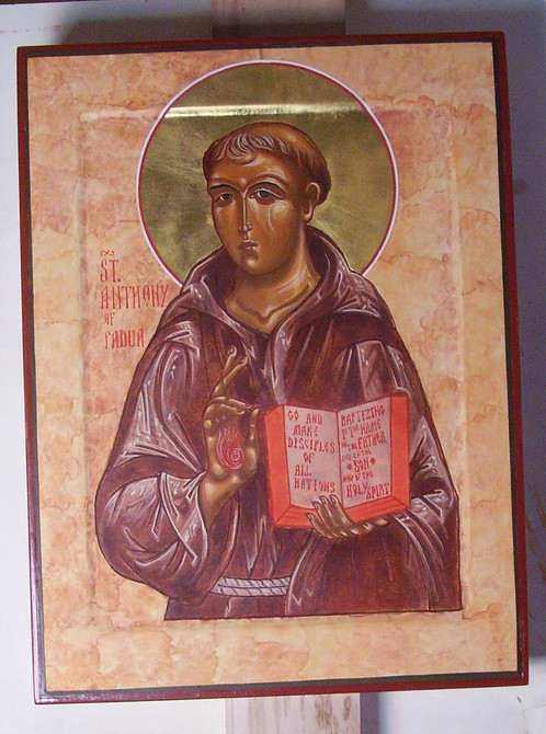 498x670 St Anthony Of Padua Icon