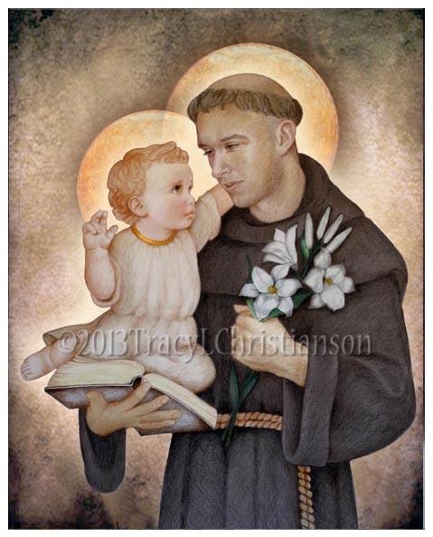 479x594 St Anthony Of Padua Print
