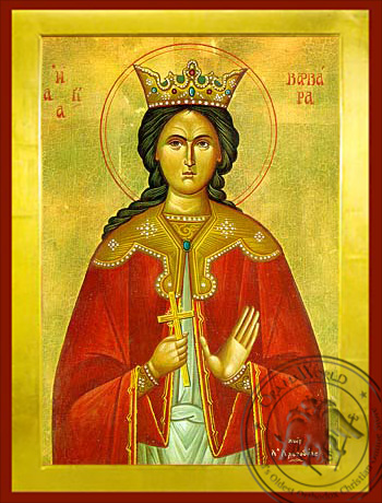 350x460 Saint Barbara