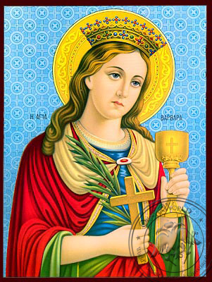 301x400 Saint Barbara