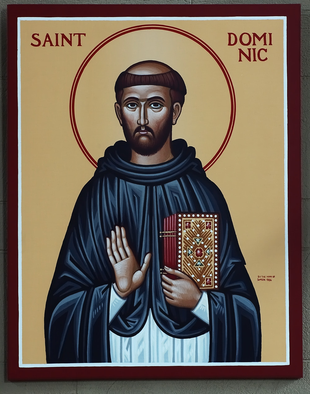 1000x1271 Icon Of St Dominic Holy Cross Leicester