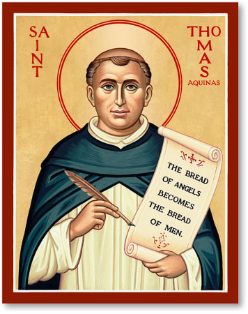 356x450 Men Saint Icons St Thomas Aquinas Icon Monastery Icons