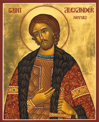 400x492 Orthodox Byzantine Icon Of Saint Alexander Nevsky