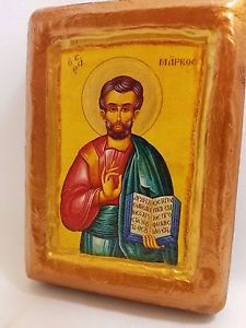 225x300 Saint Mark The Apostle Wooden Icon Religious Art Ebay