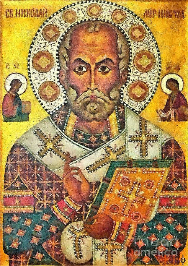 637x900 St Nicholas' Icon Painting