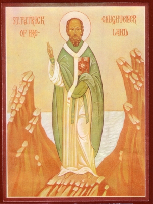300x399 St Patrick Of Ireland Orthodox Icon