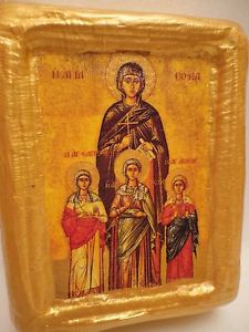 225x300 Saint Sophia Old World Byzantine Greek Orthodox Religious Icon Art