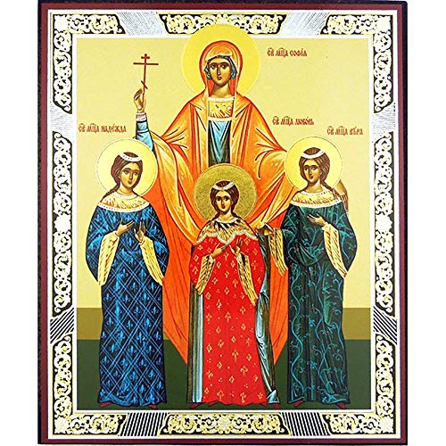 500x500 St Saint Sophia Sofia With Daughters Russian Orthodox