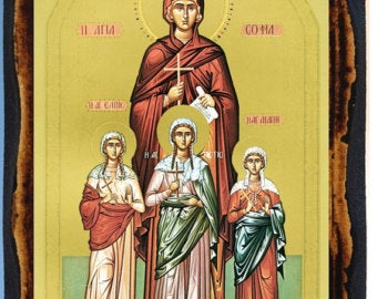 340x270 Saint Sophia Icon Etsy