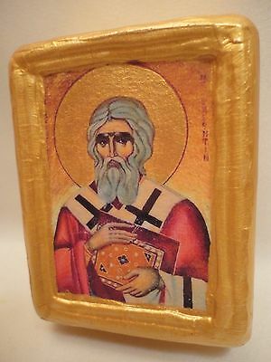 300x400 Saint Valentine Roman Catholic And Orthodox Icon Gold Art