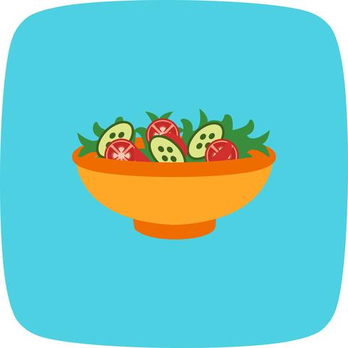 Vector Salad Icon 490x490 Vector Salad Icon