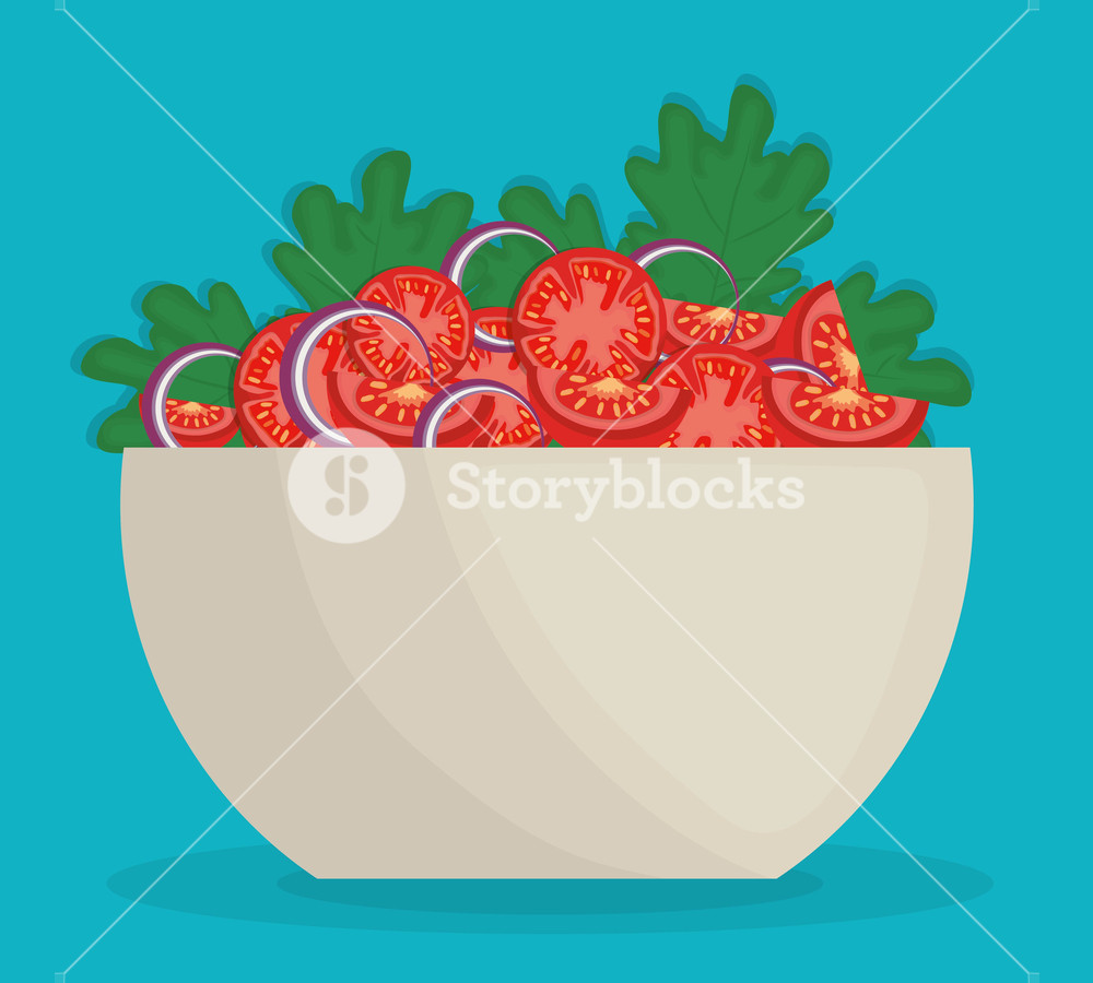 Bowl With Vegetables Salad Icon Over Blue Background Colorful 1000x900 Bowl With Vegetables Salad Icon Over Blue Background Colorful