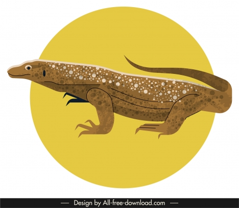 468x408 Salamander Icon Colored Classic Sketch Vectors Stock In Format