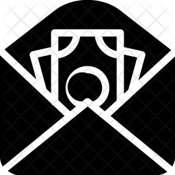 256x256 Salary Icon Of Glyph Style