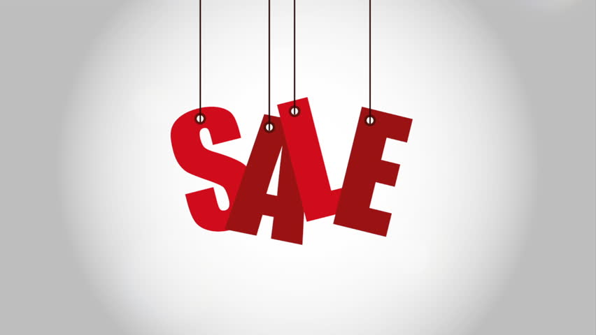 852x480 Sale Icon Design, Video Animation Stock Footage Video
