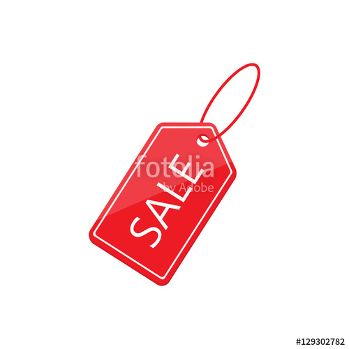 500x500 Sale Tag Icon Vector Stock Image And Royalty Free Vector