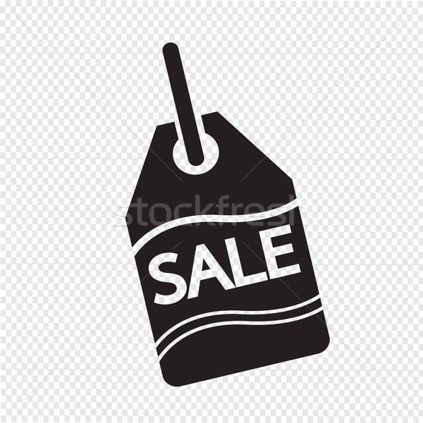 600x600 Sale Tag Icon Vector Illustration Kiddaikiddee
