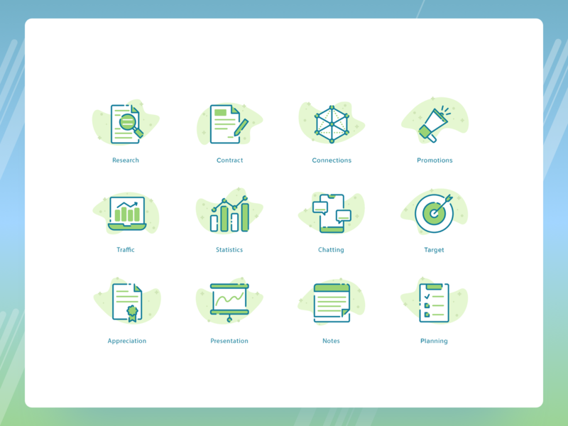 800x600 Marketing Icons