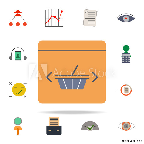 500x500 Colored Online Sales Icon Marketing Icons Universal Set For Web