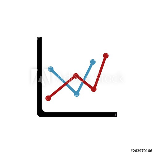 Dynamic Sales Chart Icon Vector 500x500 Dynamic Sales Chart Icon Vector