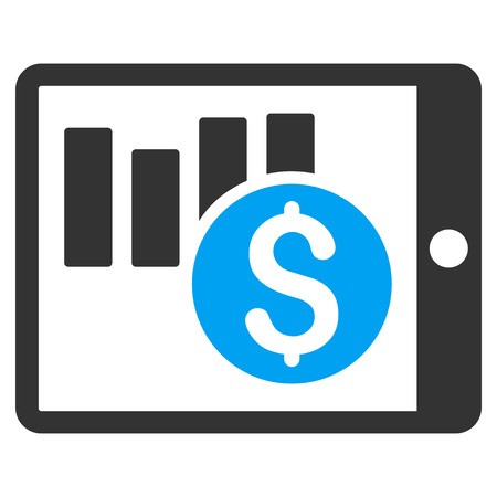 Sales Chart On Pda Icon Vector Style Is Bicolor Flat Iconic 450x450 Sales Chart On Pda Icon Vector Style Is Bicolor Flat Iconic