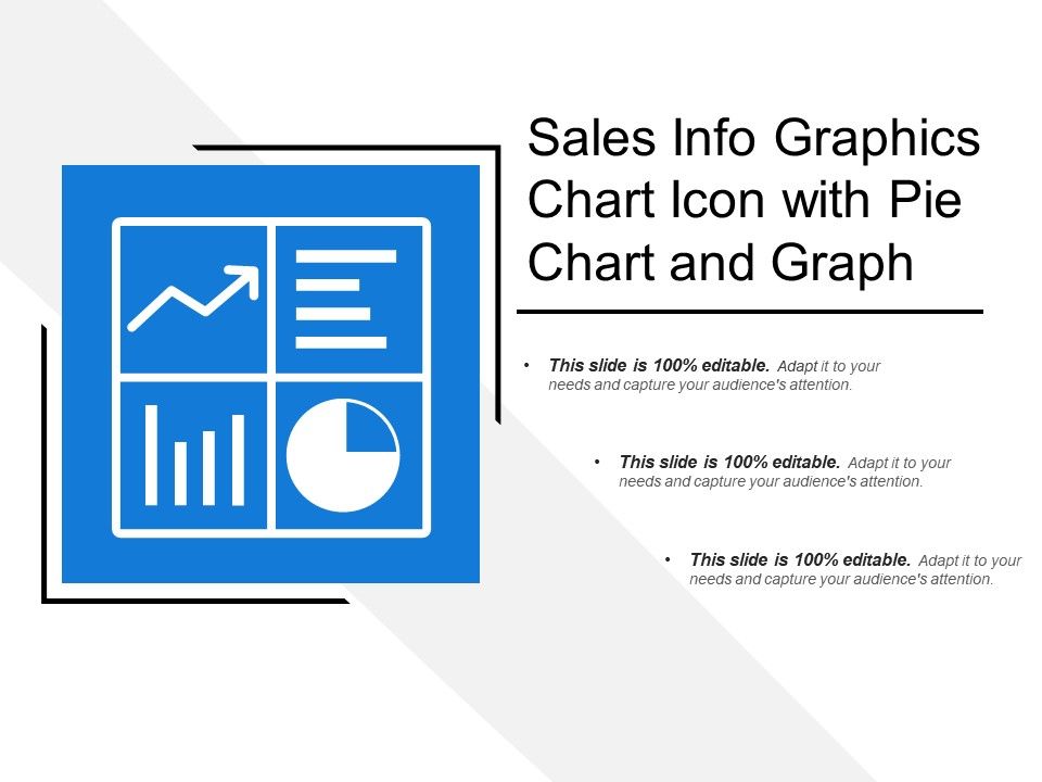 Sales Info Graphics Chart Icon With Pie Chart And Graph 960x720 Sales Info Graphics Chart Icon With Pie Chart And Graph