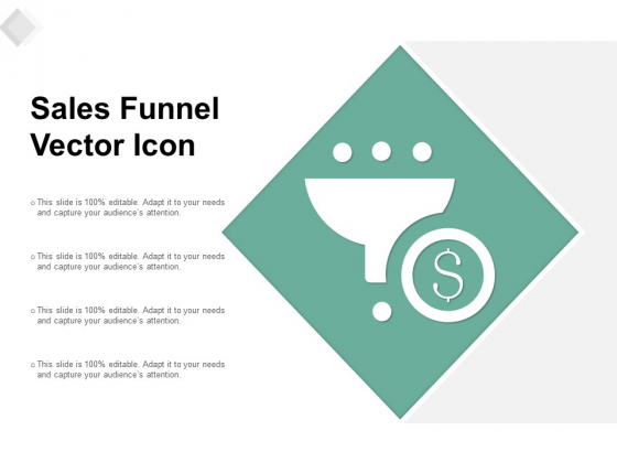 560x420 Sales Funnel Vector Icon Ppt Powerpoint Presentation Layouts