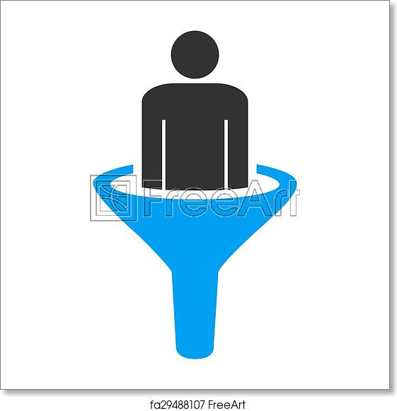 561x581 Free Art Print Of Sales Funnel Icon Sales Funnel Icon Glyph