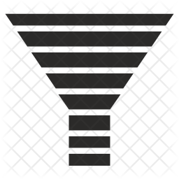 256x256 Sales, Funnel Icon Of Glyph Style