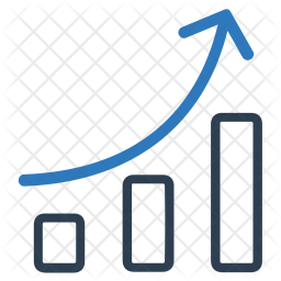 256x256 Bar, Chart, Growth, Increase, Performance, Report, Sales Icon