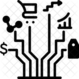 Sales Management Icon Of Glyph Style 256x256 Sales Management Icon Of Glyph Style