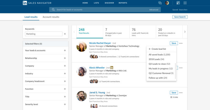 800x420 Linkedin Sales Navigator Gets New Engagement Alerts, Custom Lists