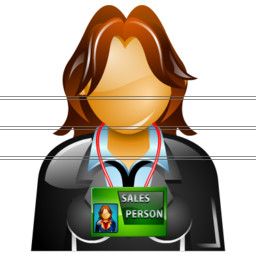 256x256 Salesperson Icon