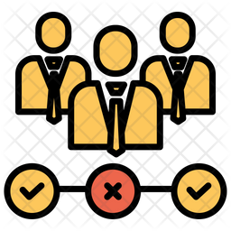 256x256 Sales Pipeline Icon Of Colored Outline Style