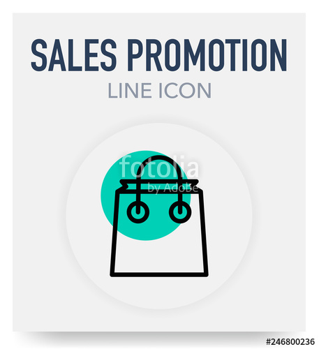 457x500 Sales Promotion Line Icon Stock Image And Royalty Free Vector