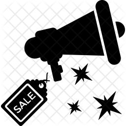 256x256 Sale Promotion Icon Of Glyph Style