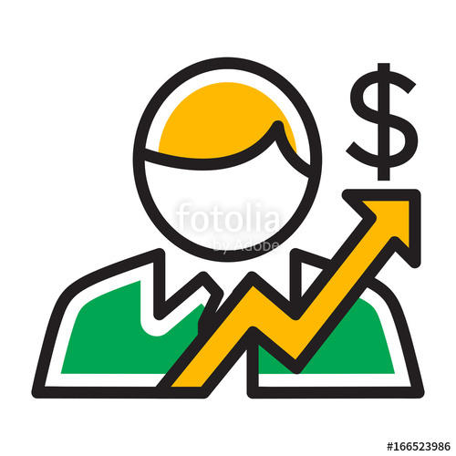 500x500 Icon Illustration For Salesman Stock Image And Royalty Free