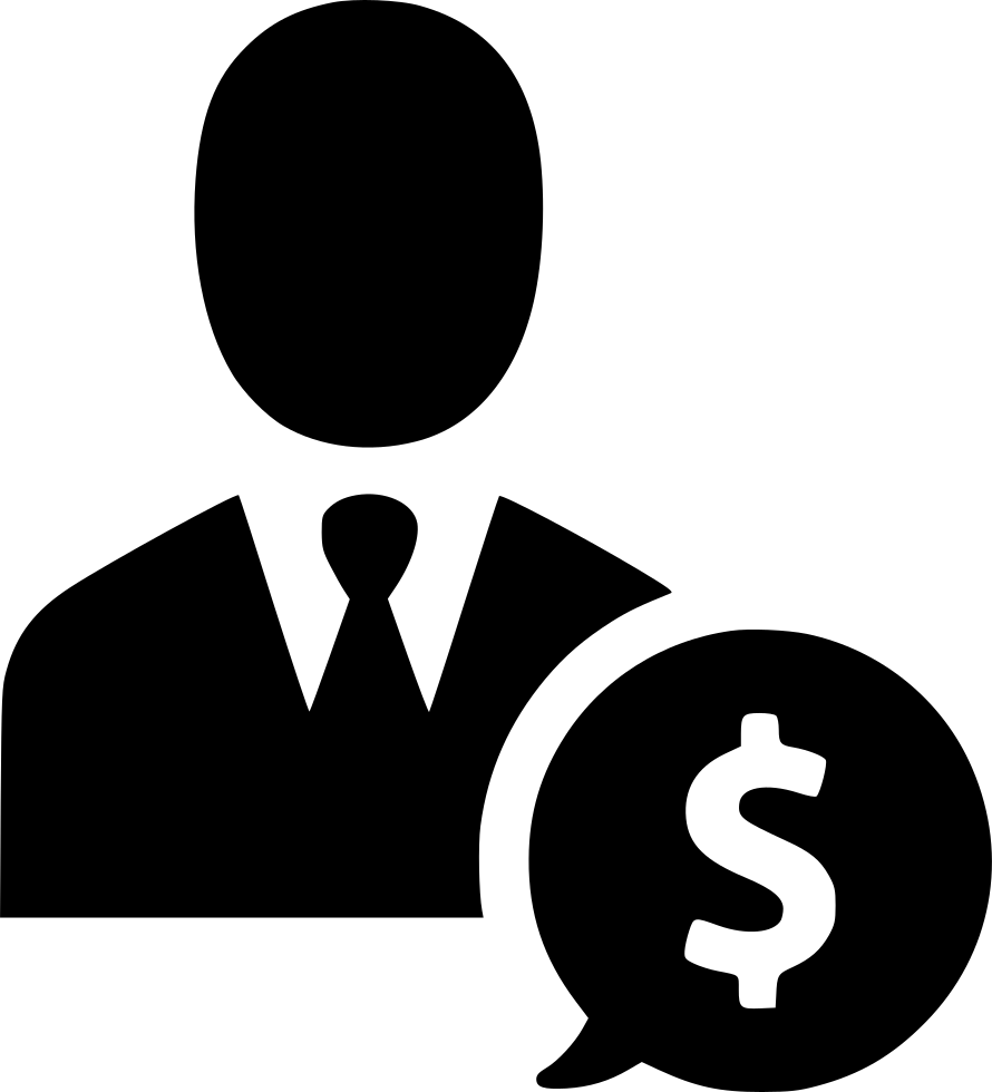 890x980 Businessman Dollar Earnings Salesman Usd Png Icon Free