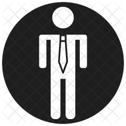 256x256 Salesperson Icon Of Glyph Style