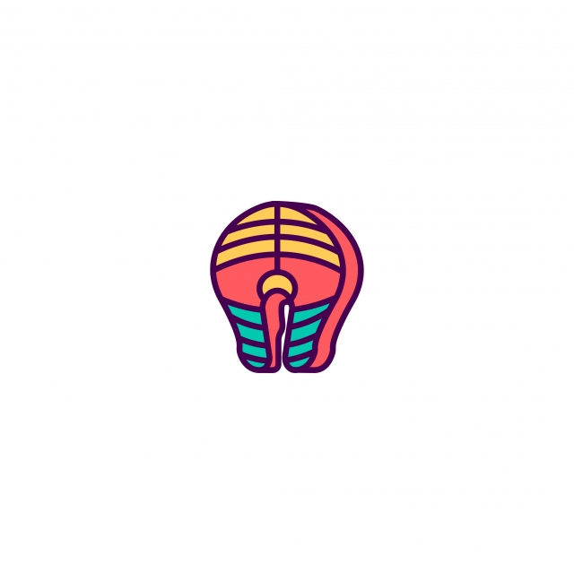 640x640 Salmon Icon Design Gastronomy Icon Vector Design, Logo, Design