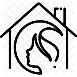 256x256 Home Salon Icon Of Line Style